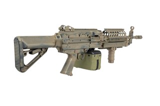 Karabin maszynowy AEG A&K MK46 MOD 0 Battleworn - Flat Dark Earth