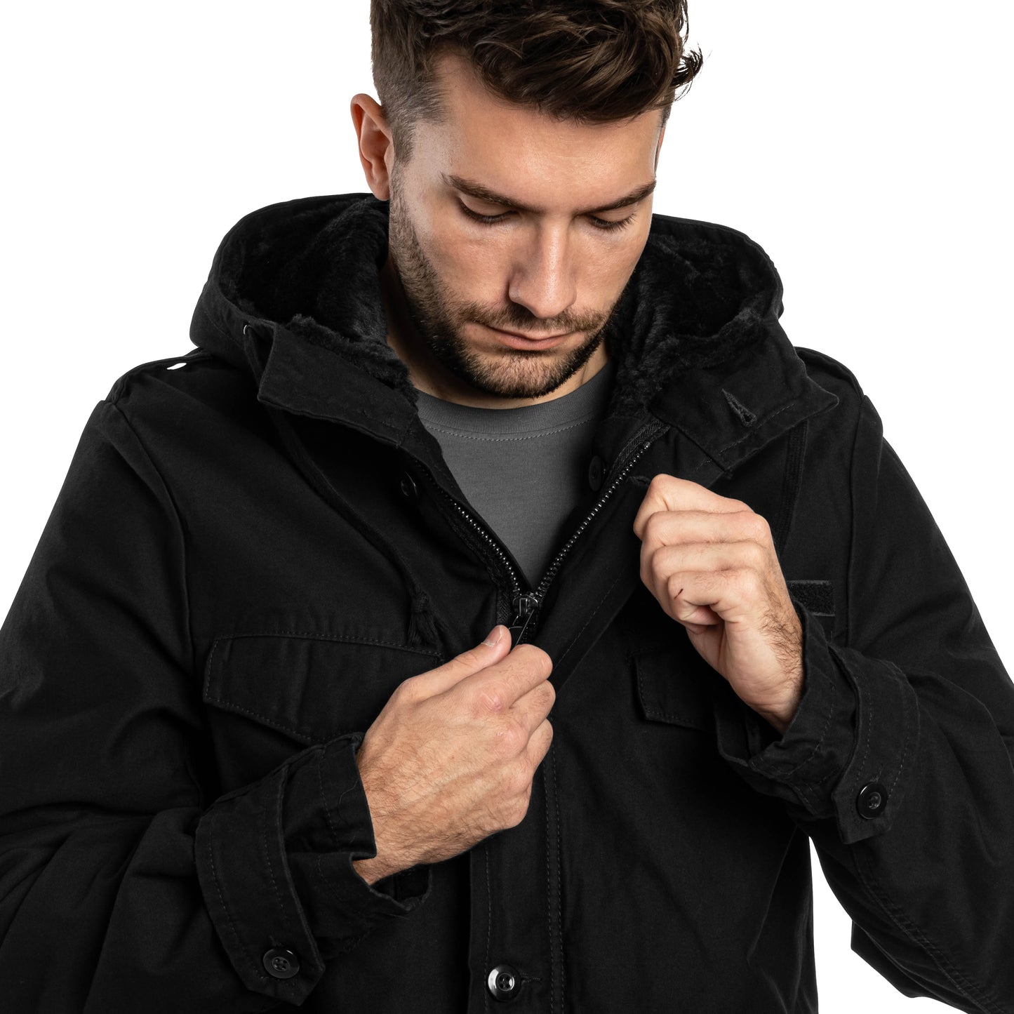 Kurtka Brandit BW Parka Heavy - Black