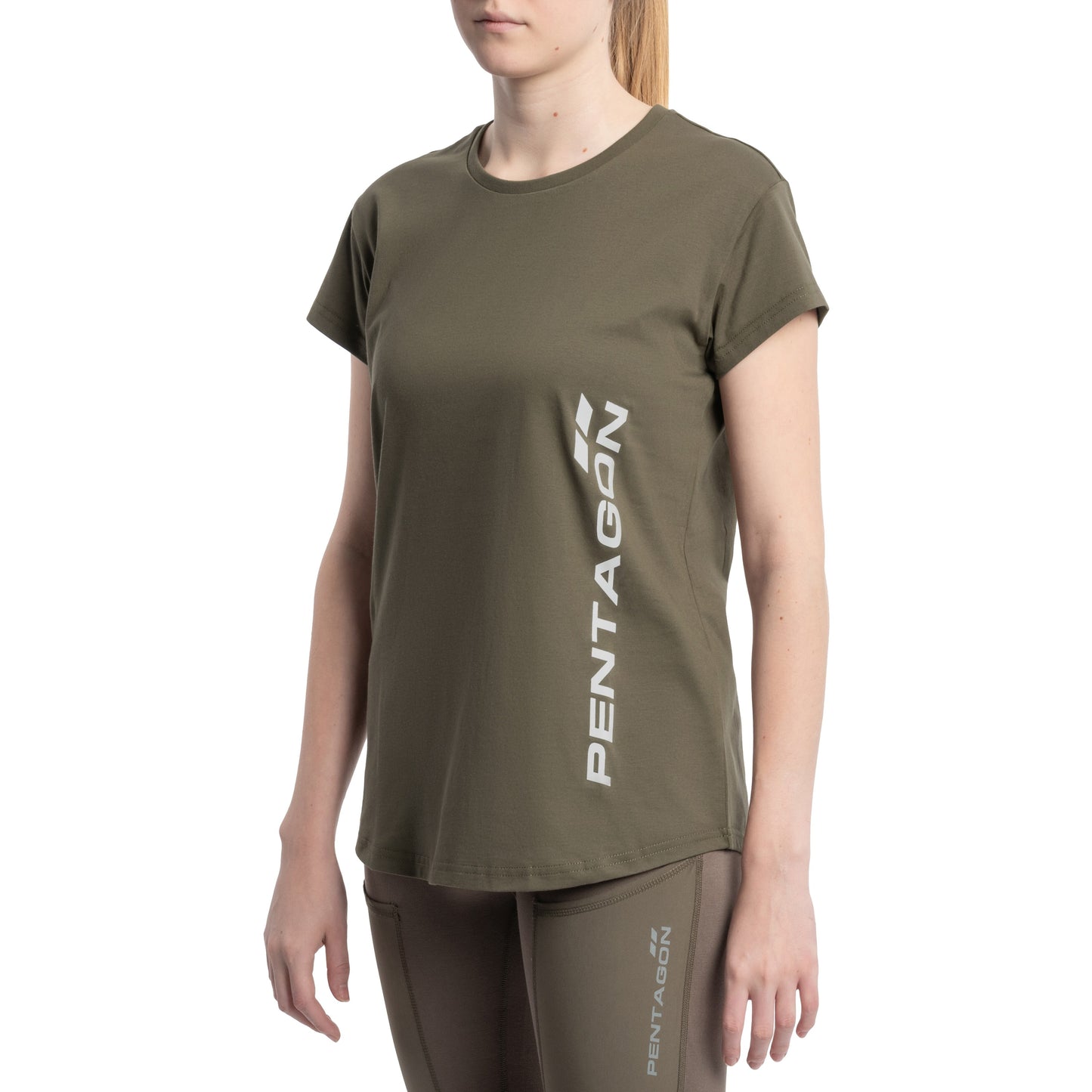 Koszulka T-shirt damska Pentagon Vertical - RAL 7013