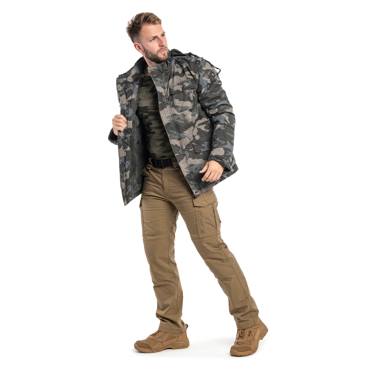 Kurtka Brandit Britannia Winter - Dark Camo
