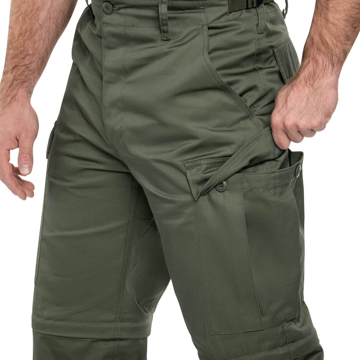 Spodnie trekkingowe 2w1 Mil-Tec BDU Zip-Off - Olive