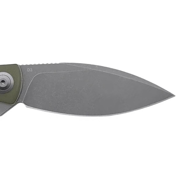 Nóż składany Trollsky Knives Mandu XL OD Green G10/Dark Bead Blast D2