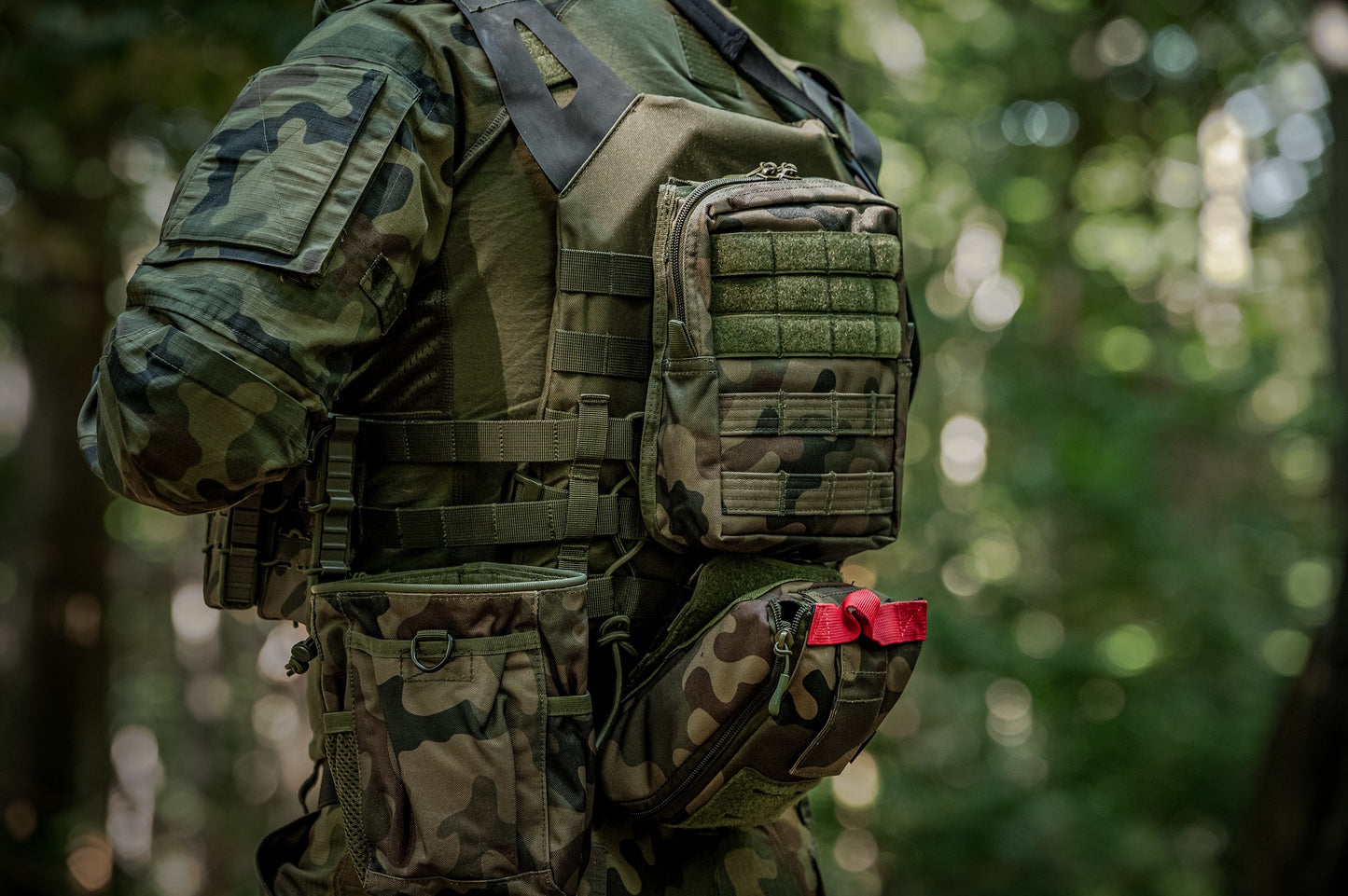 Kieszeń Cargo Mil-Tec duża - wz.93 Pantera PL Woodland