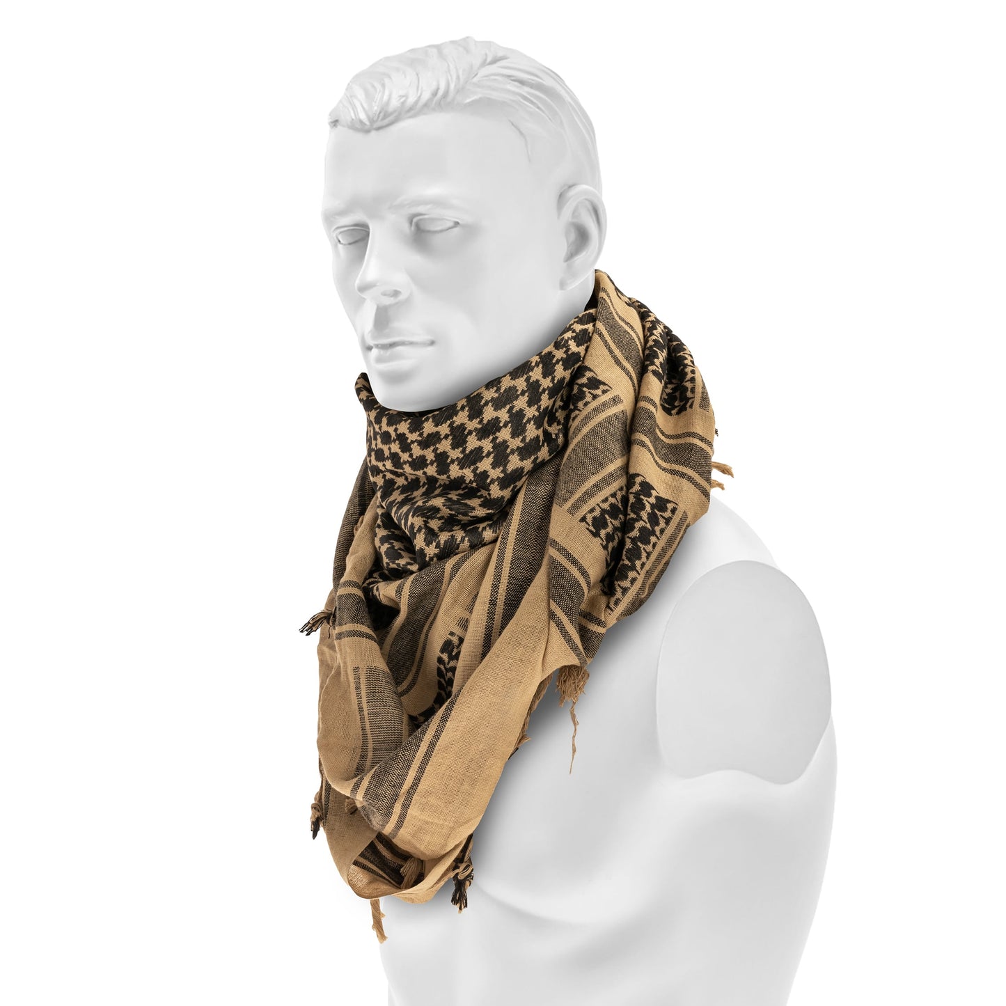 Arafatka chusta ochronna Mil-Tec - Khaki/Black