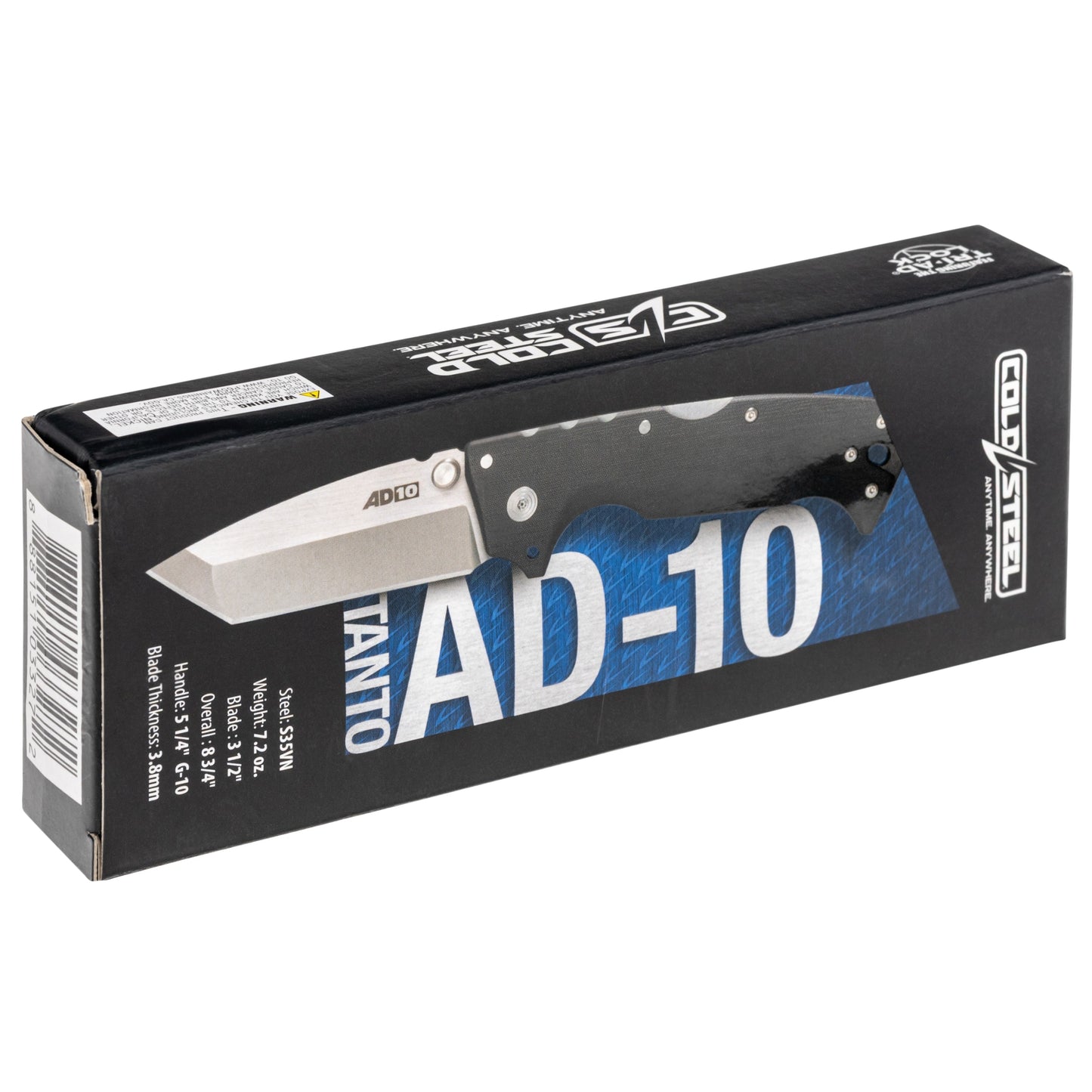 Nóż składany Cold Steel AD-10 Tanto AUS-10A - Black