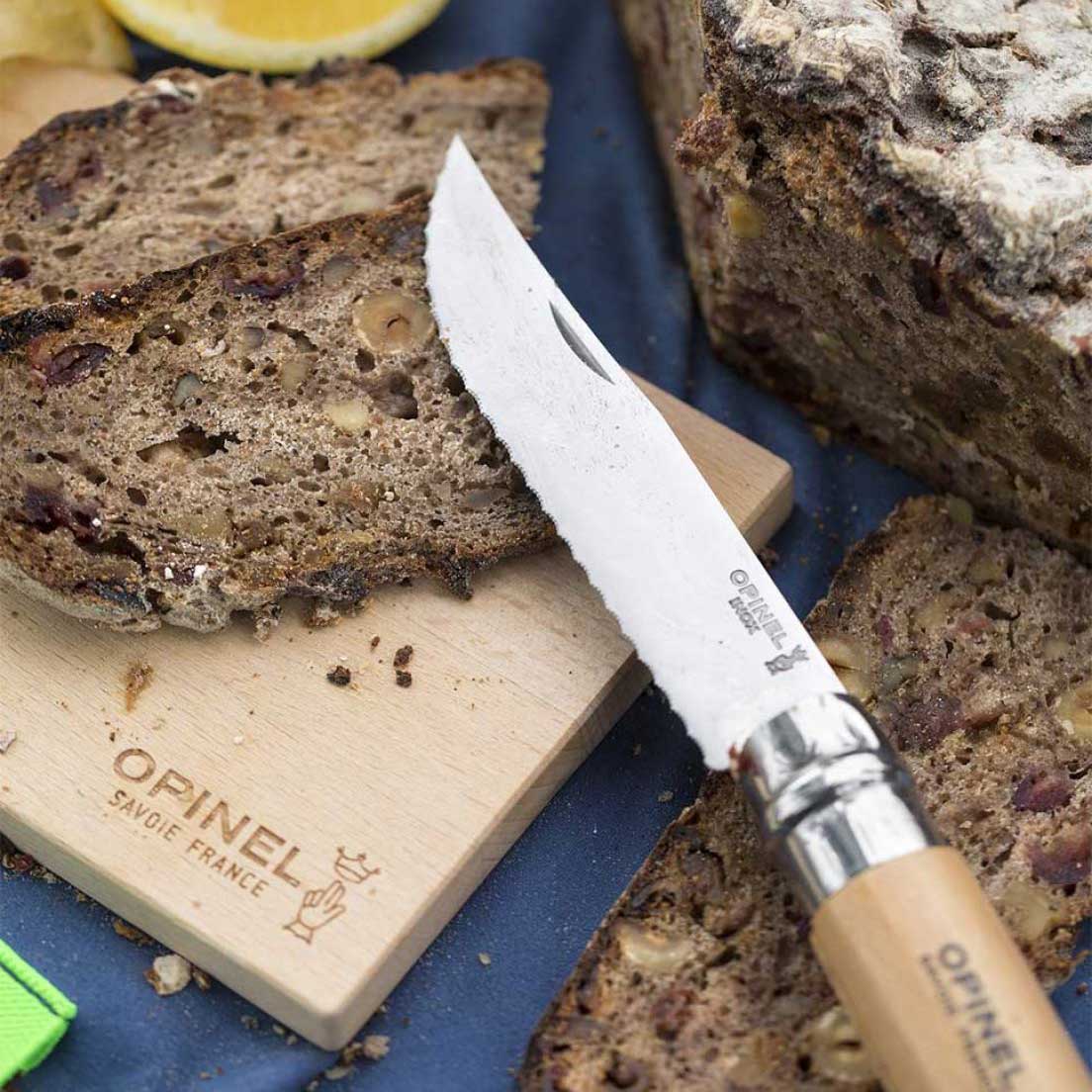 Nóż składany Opinel No.12 Inox Serrated - Natural