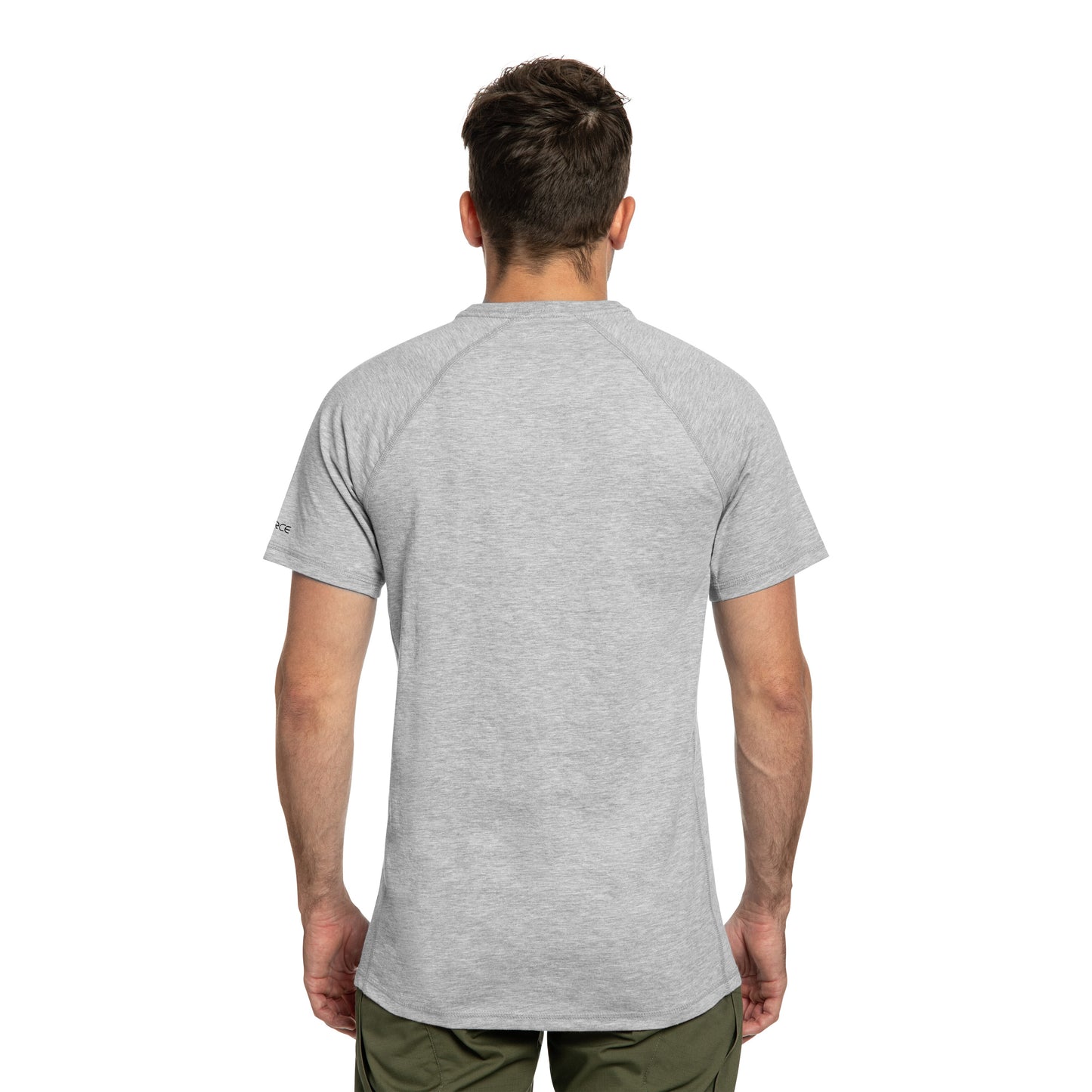 Koszulka Carhartt Force Midweight S/S Pocket - Heather Grey
