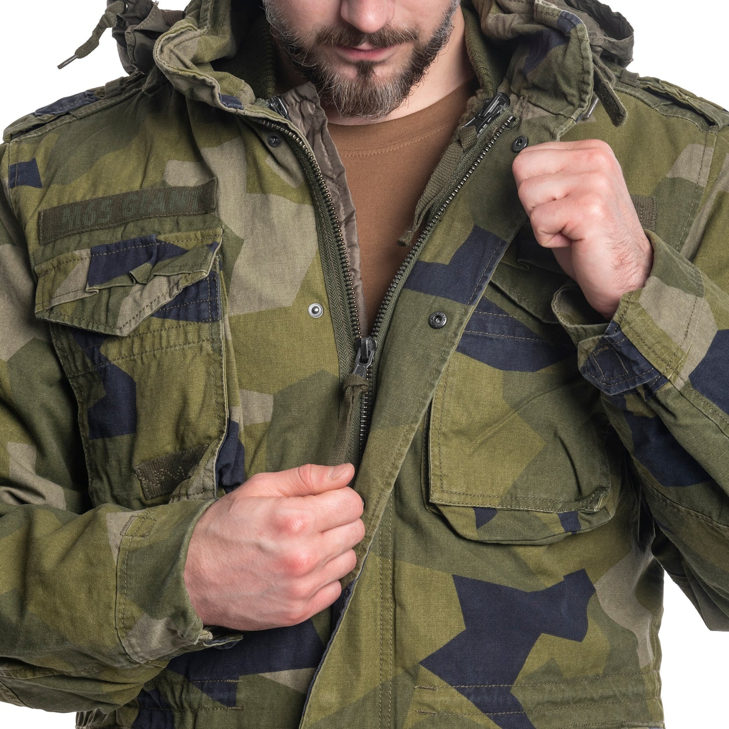 Kurtka Brandit M65 Giant - Swedish Camo