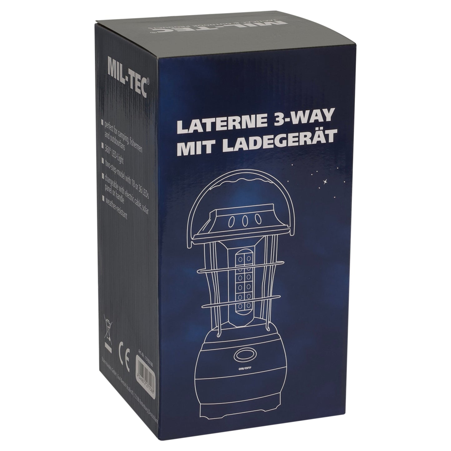 Lampa kempingowa Mil-Tec 3-Way LED - 100 lumenów
