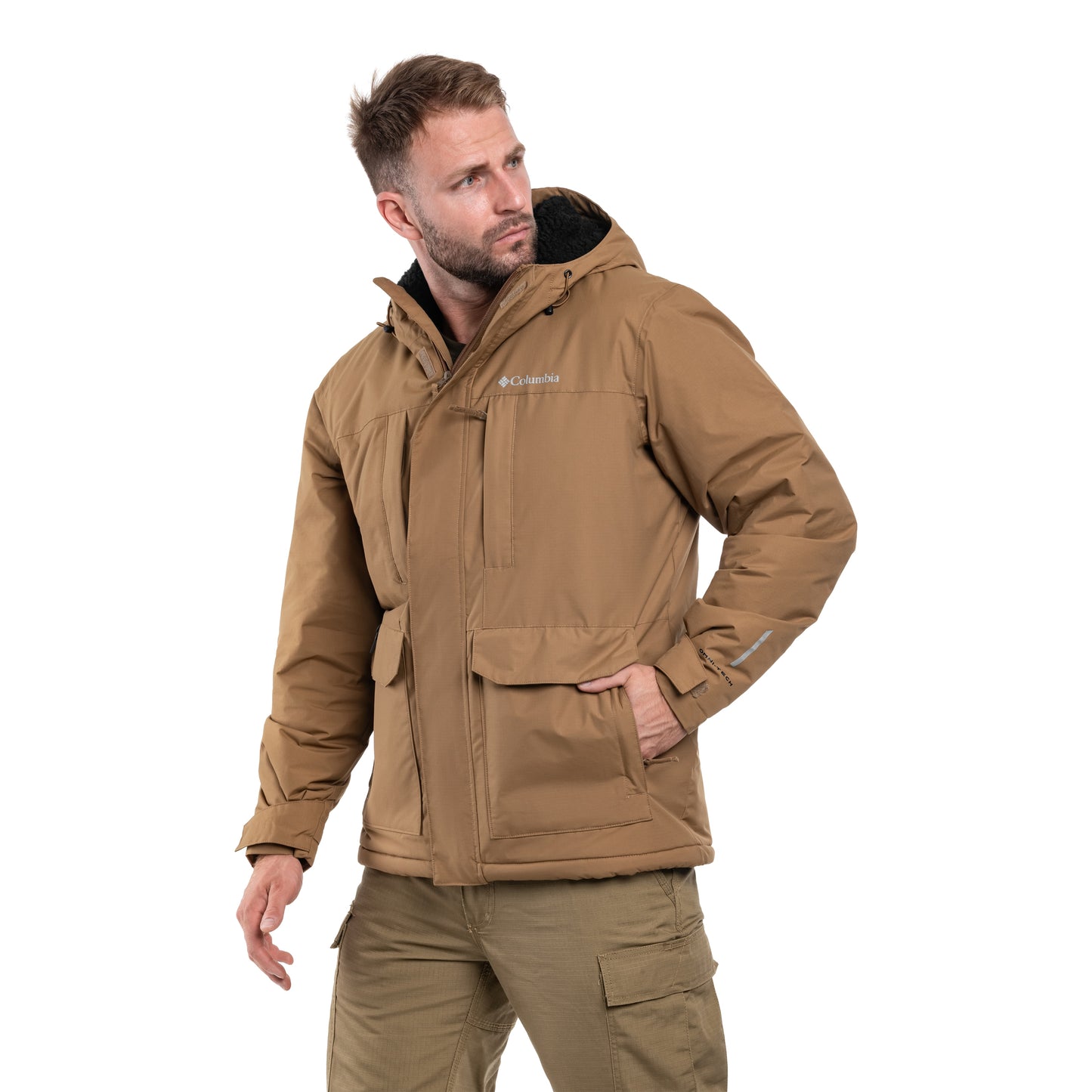 Kurtka Columbia Landroamer Sherpa Lined Waterproof Hooded - Delta