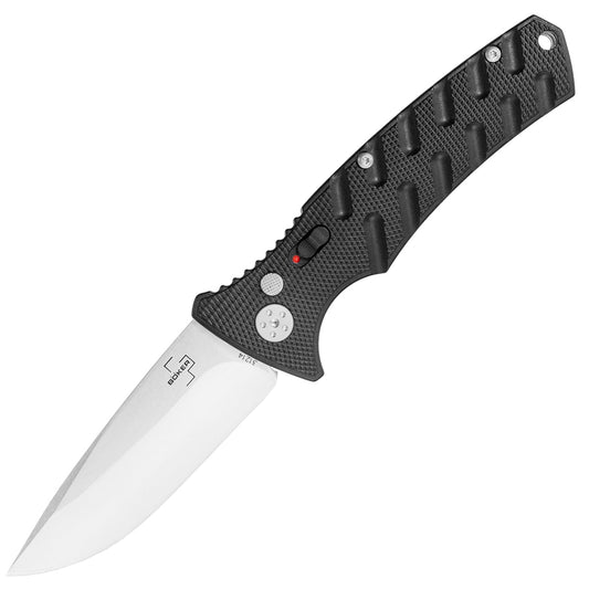 Nóż sprężynowy Boker Plus Strike Spearpoint - Black