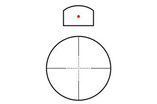 Luneta celownicza Theta Optics Rhino 4x32 z kolimatorem Micro