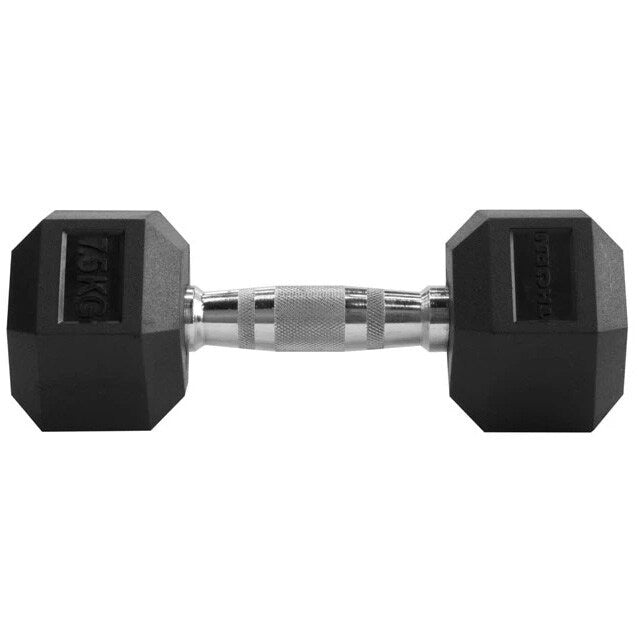 Hantel heksagonalny Thorn+Fit Hex Rubber 7,5 kg