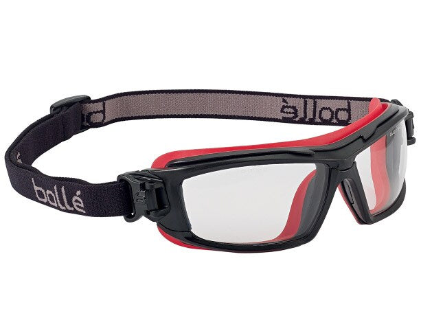 Gogle ochronne Bolle ULTIM8 BSSI - Clear/Red/Black