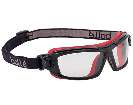 Gogle ochronne Bolle ULTIM8 BSSI - Clear/Red/Black