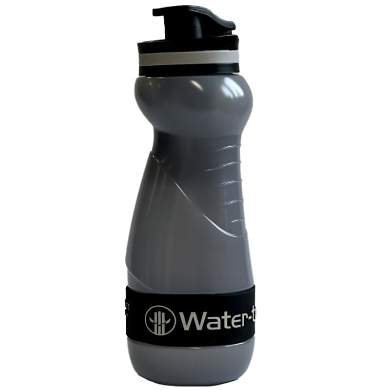 Butelka z filtrem Water-to-Go Sugarcane 550 ml - Euro Black
