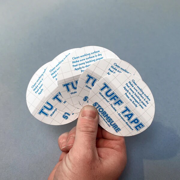 Zestaw okrągłych łatek Stormsure Tuff Tape 75 mm - 5 szt.