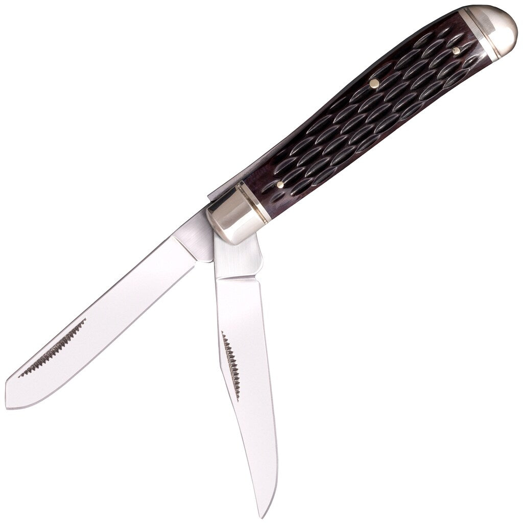 Nóż składany Cold Steel Mini Trapper 8Cr13MoV - Jigged Bone