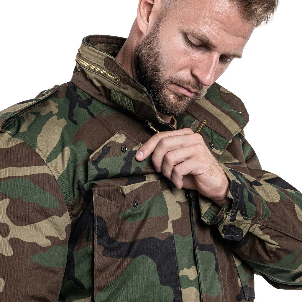 Kurtka Mil-Tec M65 Woodland