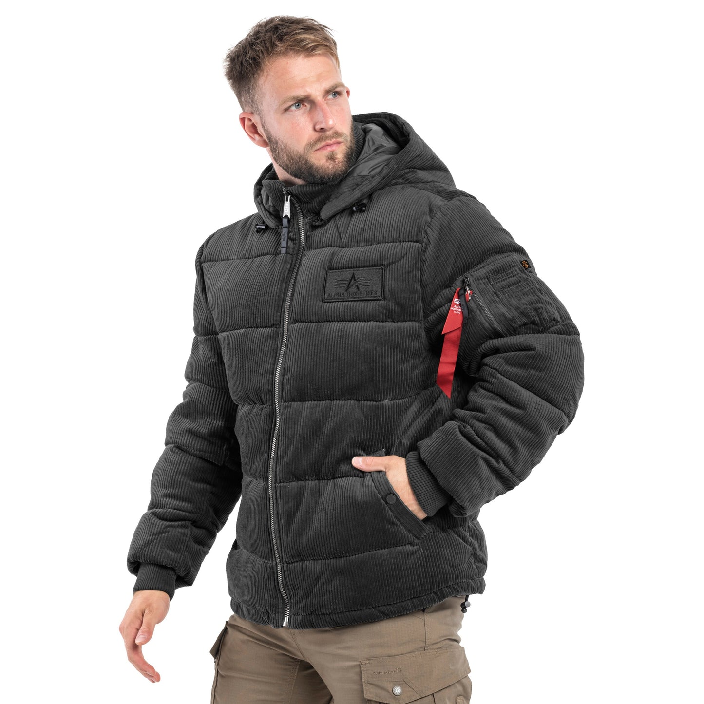 Kurtka Alpha Industries Puffer Cord - Black
