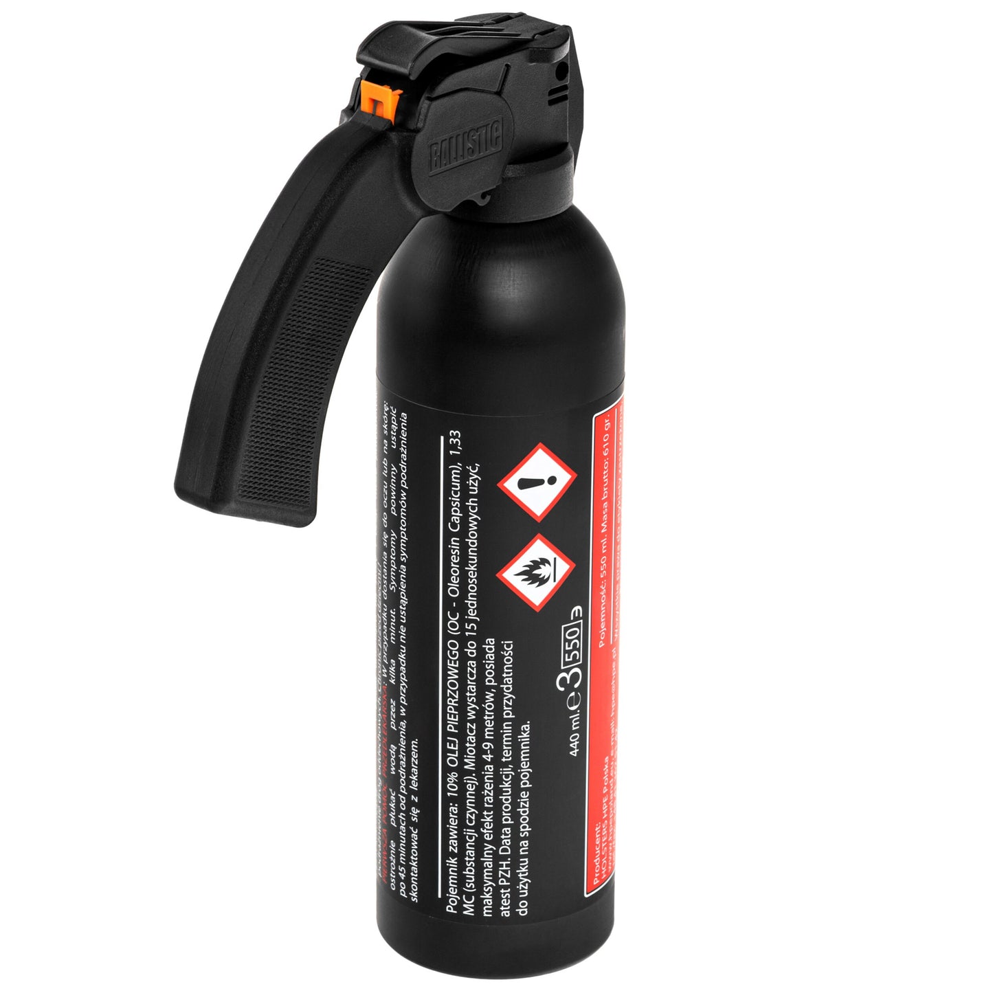 Gaz pieprzowy na zwierzęta Hi-Max 550 ml - stożek (DE)
