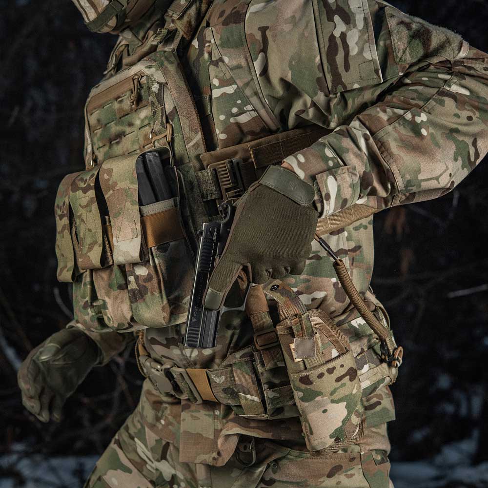 Rękawice taktyczne M-Tac Police - Olive