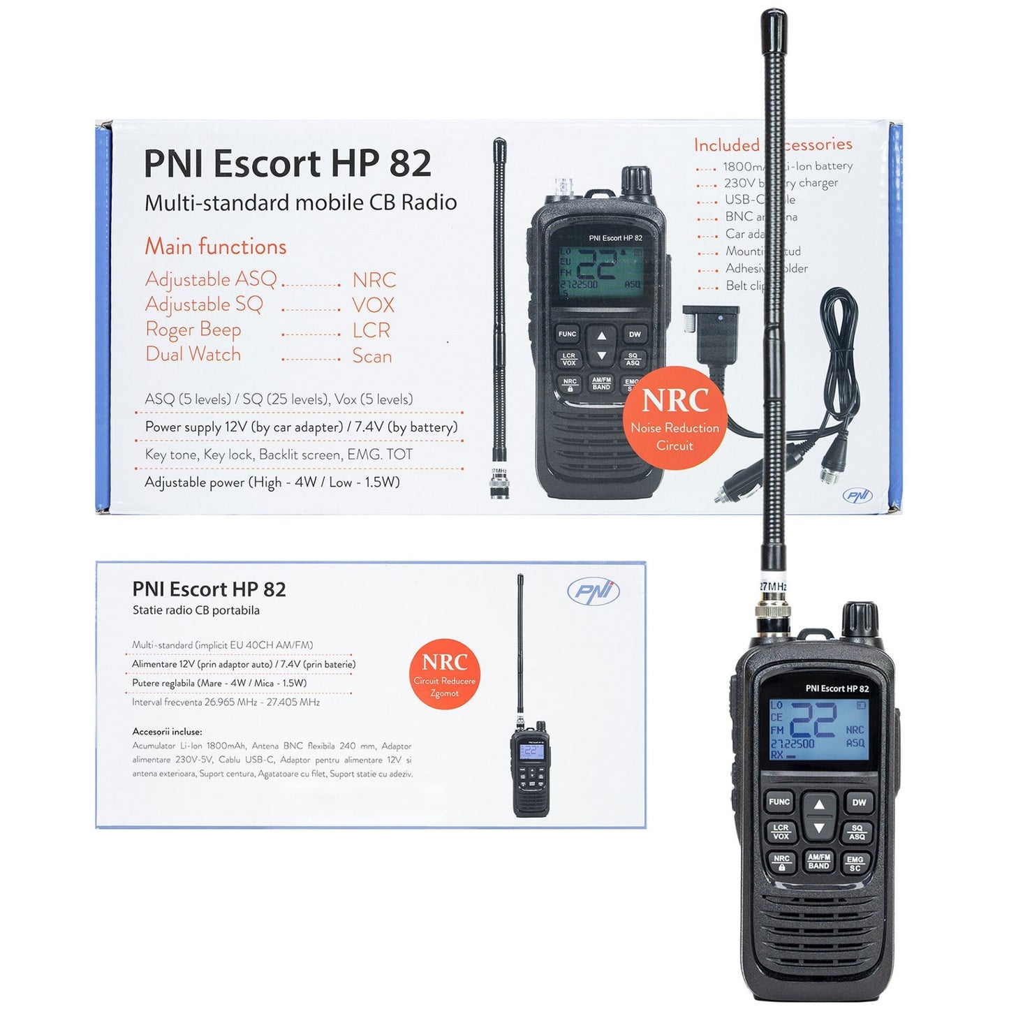 Przenośne CB radio PNI Escort HP 82