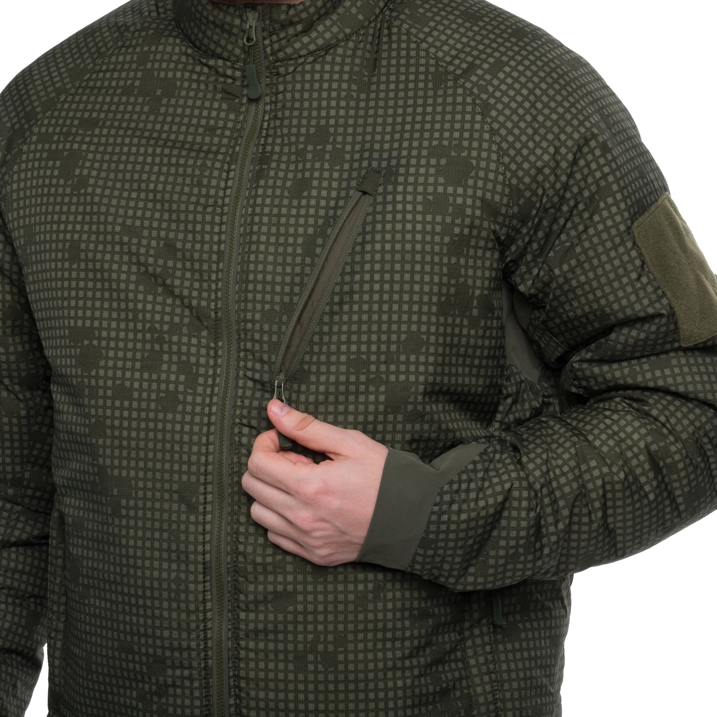 Kurtka Helikon Wolfhound Climashield Apex - Desert Night Camo