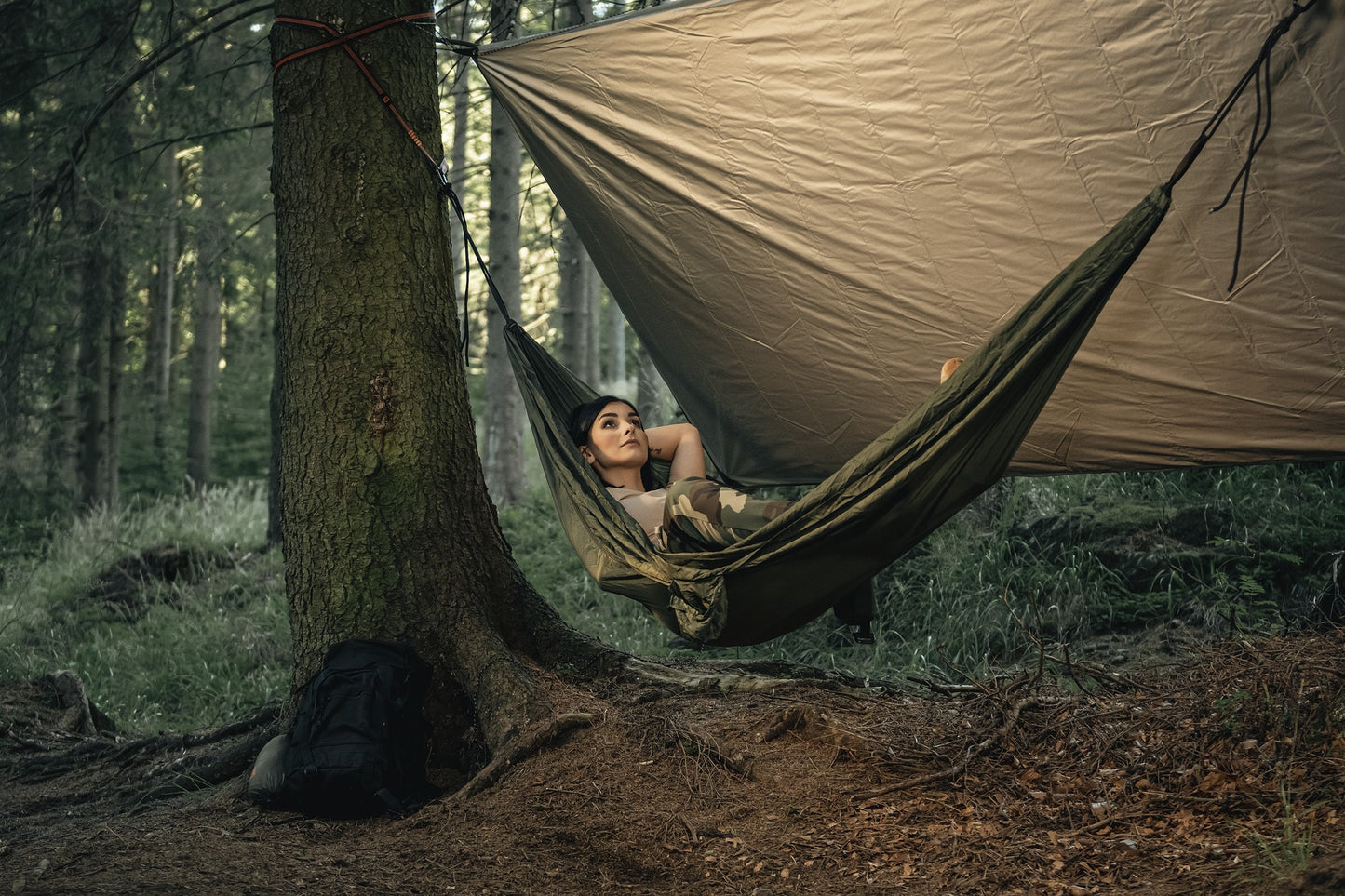 Płachta biwakowa Badger Outdoor X-Thermo Tarp Olive