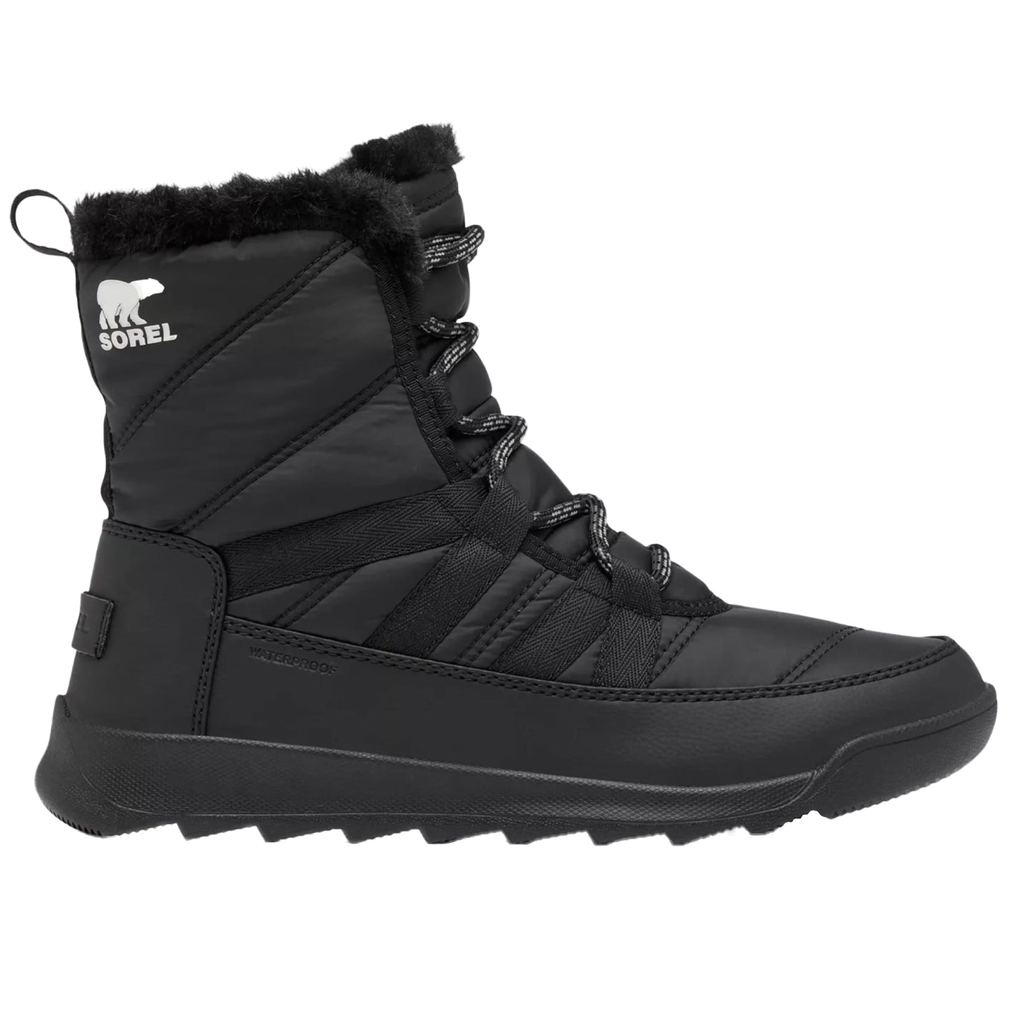 Buty damskie Sorel Whitney II Plus Lace WP - Black/Quarry