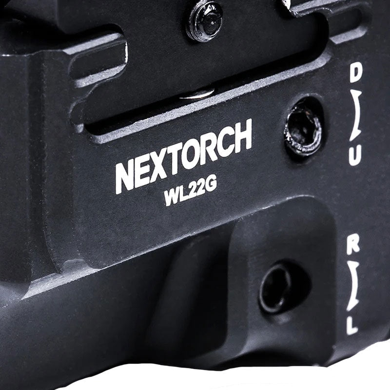 Latarka na broń z celownikiem laserowym Nextorch WL22G - 650 lumenów, Green Laser