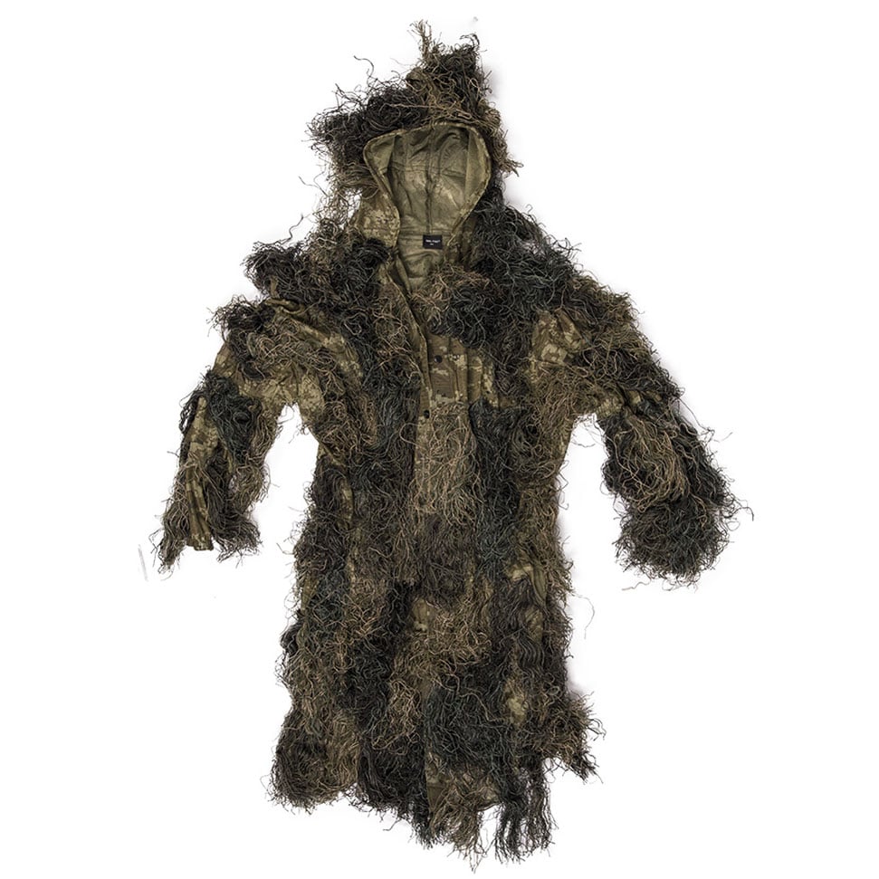 Strój maskujący Mil-Tec Parka Ghillie Anti Fire - Woodland