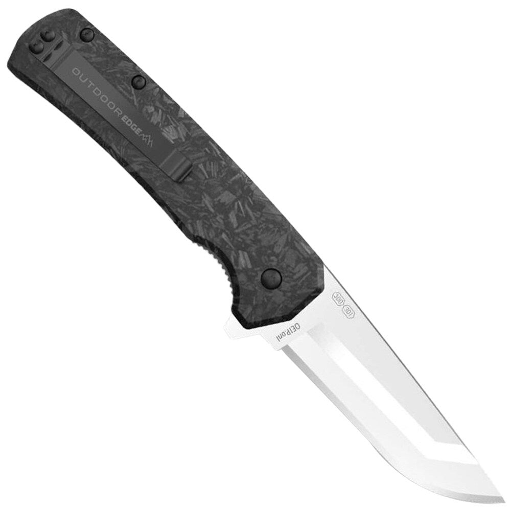 Nóż składany Outdoor Edge Razor VX5 3.0" CF G10 - Black