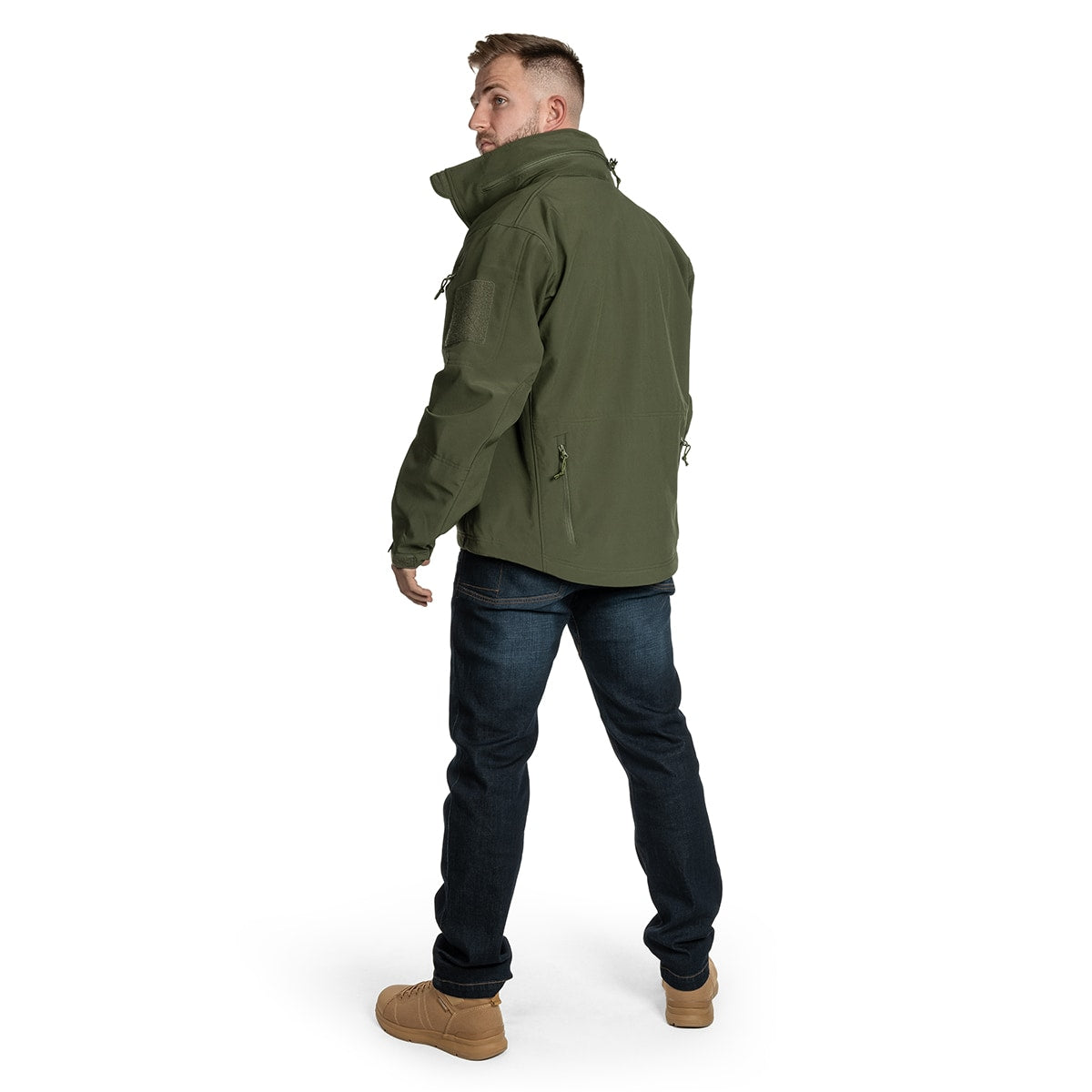Kurtka Helikon Gunfighter Softshell Shark Skin Windblocker - Olive Green