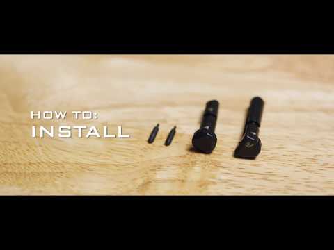 Zestaw pinów mocujących Strike Industries Shift Pins do karabinków AR15 - Black