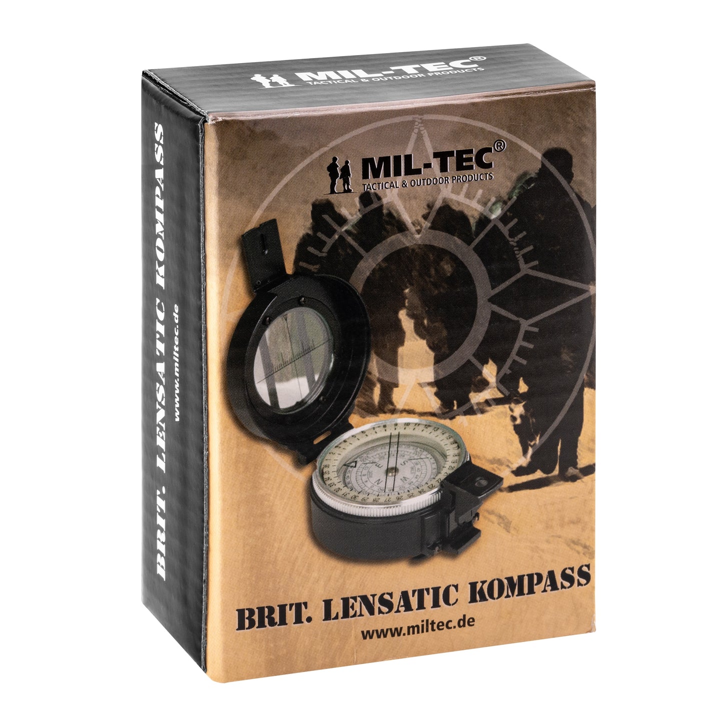 Busola Mil-Tec British Metal Lensatic Compass