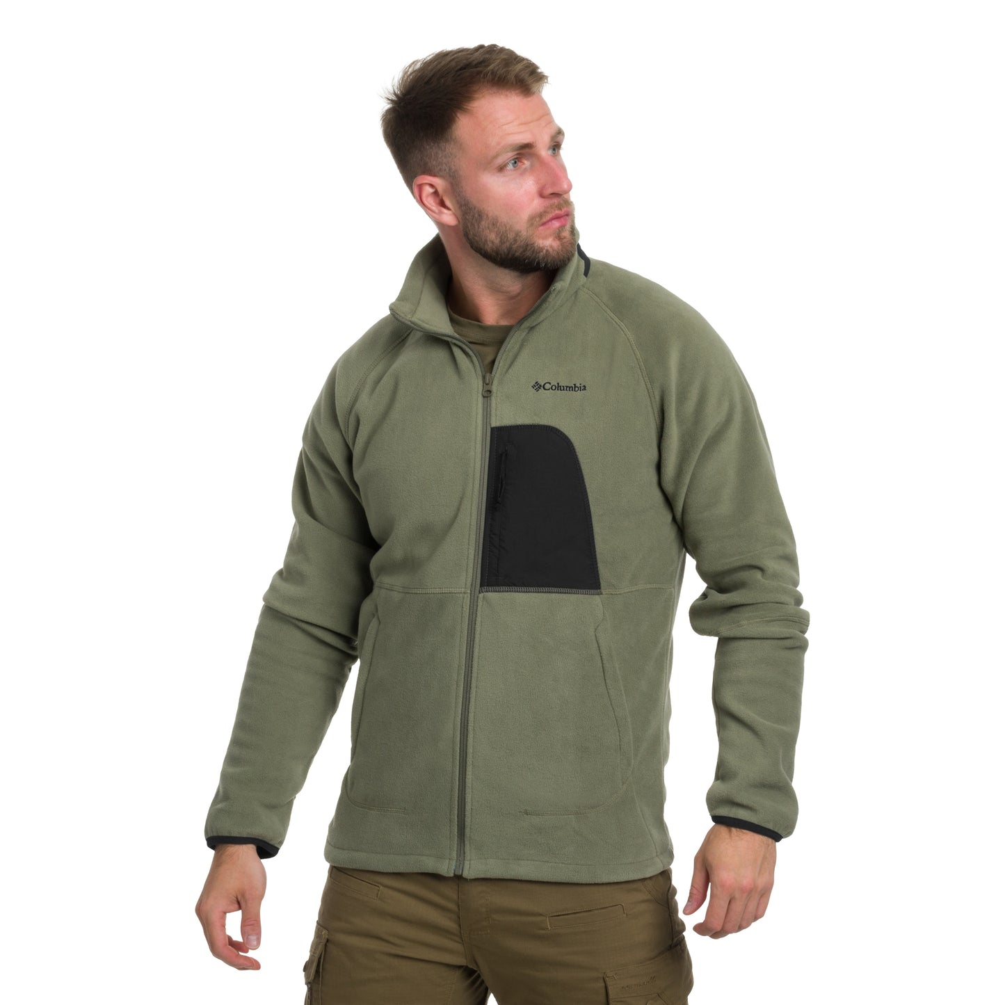 Polar Columbia Rapid Expedition II Full Zip Fleece - Stone Green/Shark