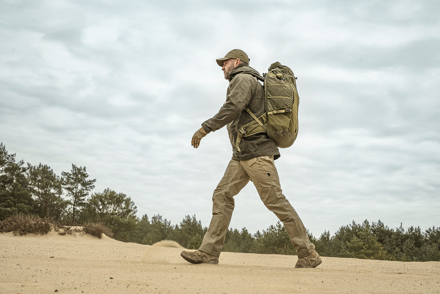 Kurtka Helikon Pilgrim Anorak - Taiga Green