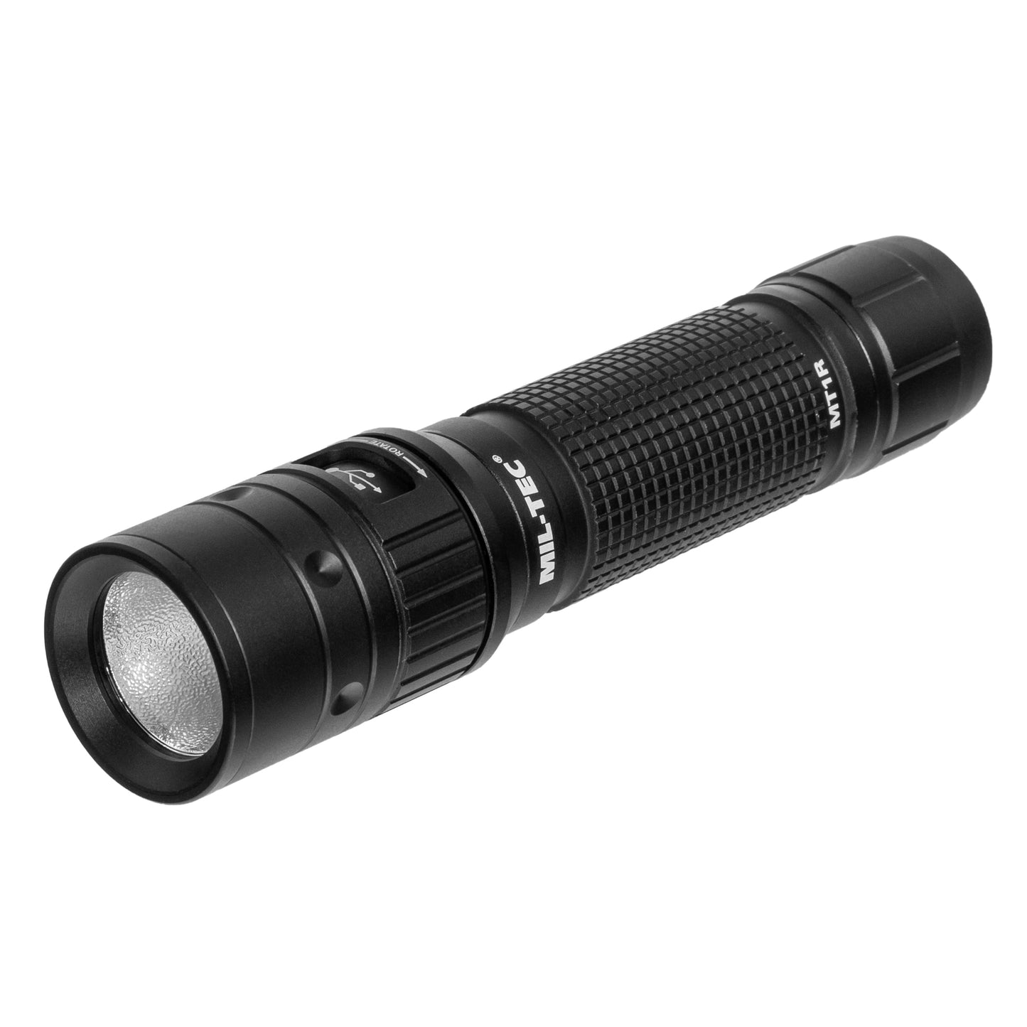 Latarka Mil-Tec Operator MT1R Recharge Black - 500 lumenów