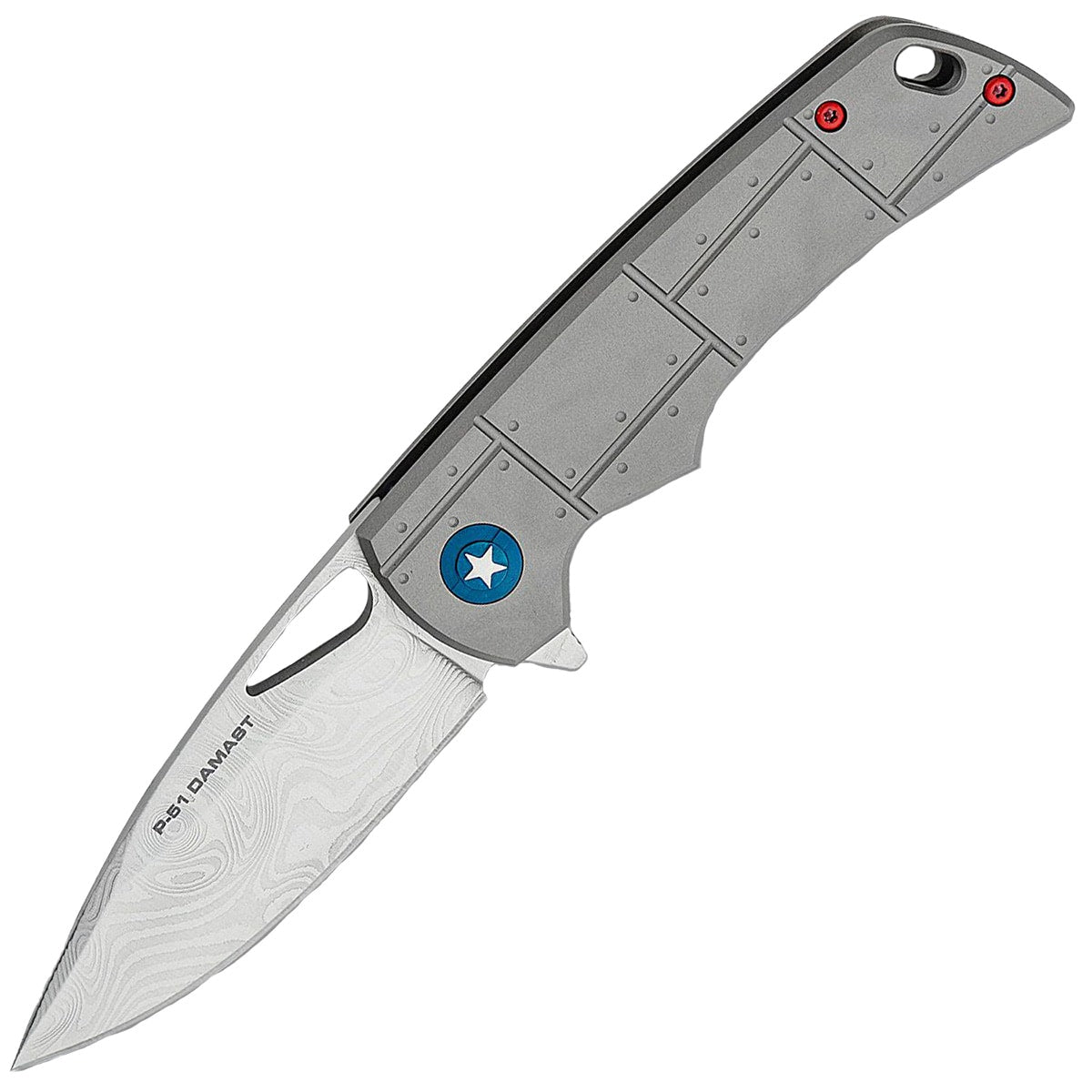 Nóż składany Boker Plus P-51 - Damast