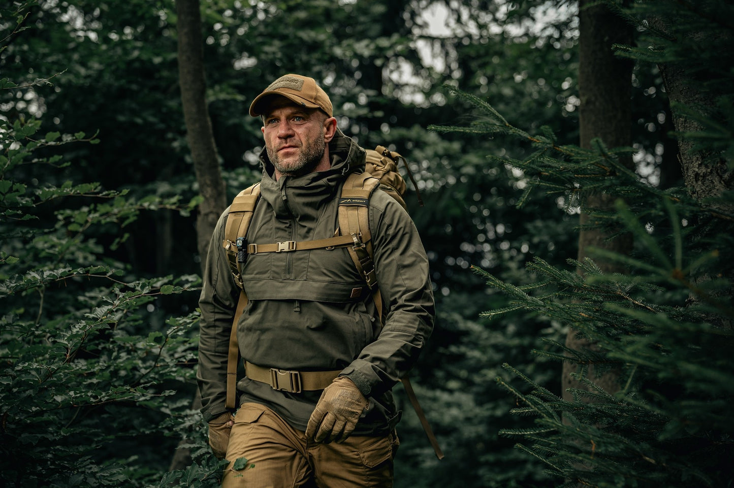 Kurtka Helikon Woodsman Anorak - Taiga Green