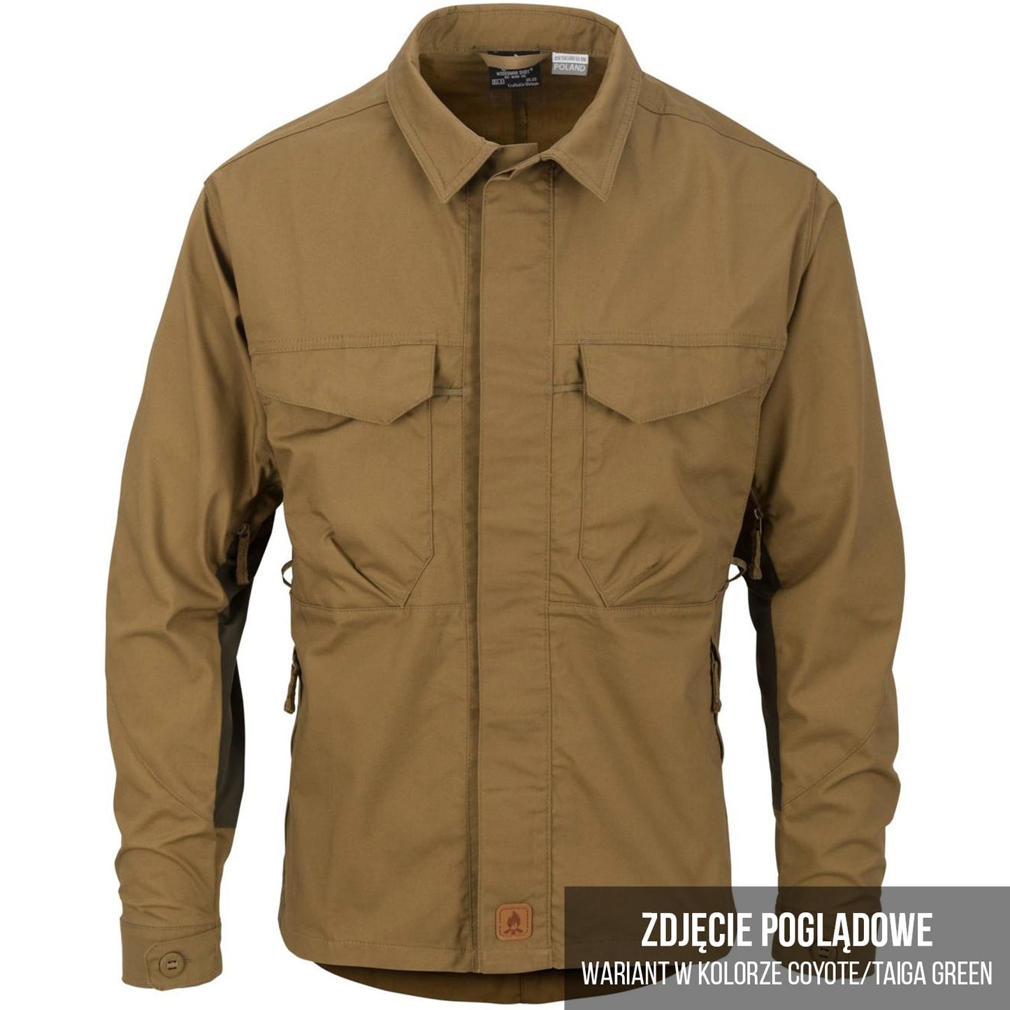 Koszula Helikon Woodsman - Earth Brown/Black