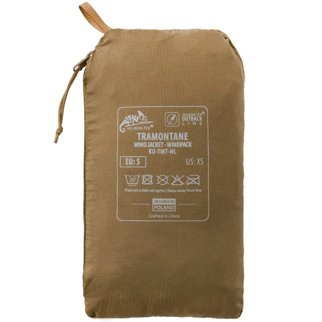 Kurtka Helikon Tramontane WindPack - Coyote