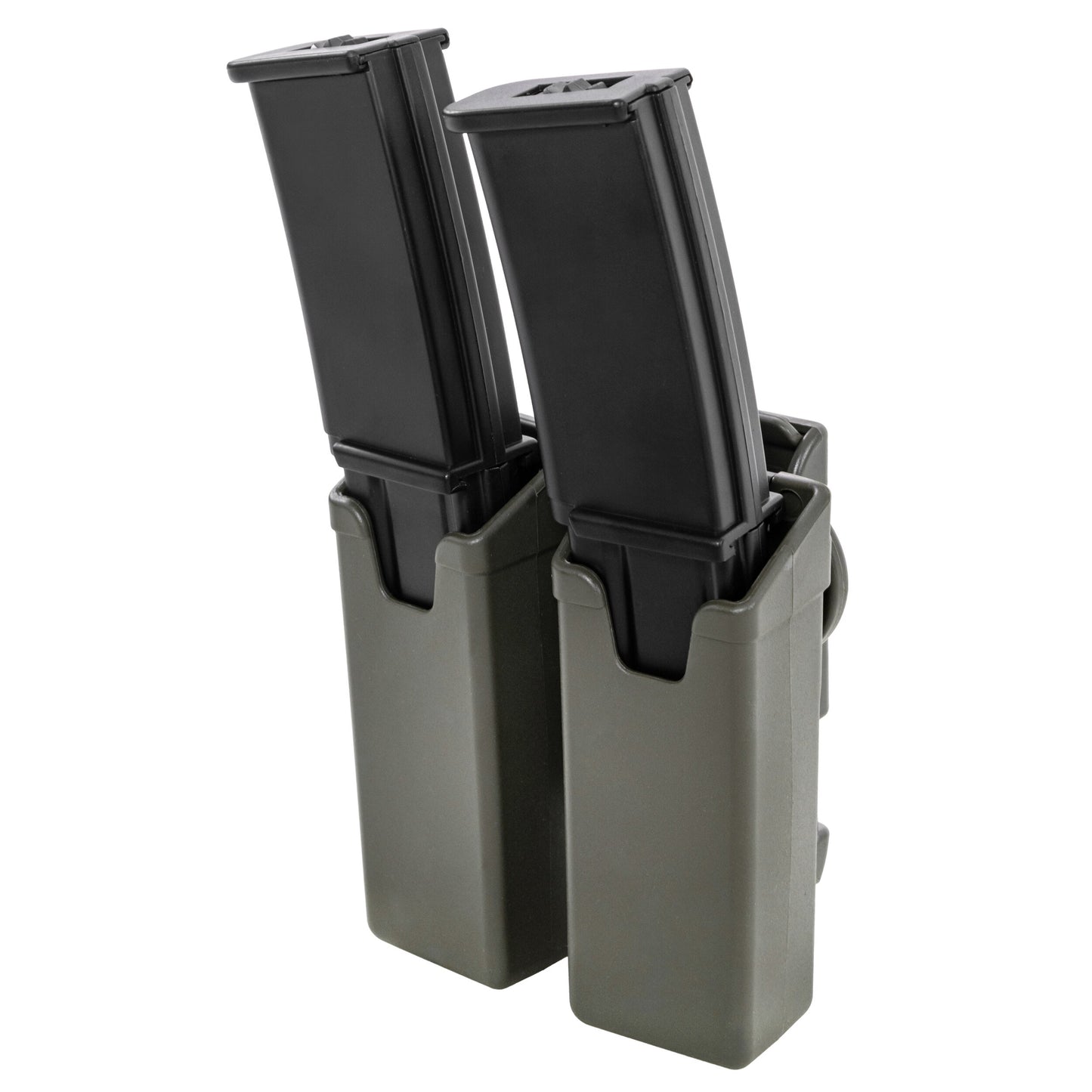Podwójna ładownica obrotowa ESP z montażem UBC-04-2 na magazynki do MP5/Uzi/Sa vz. 61 - Olive Drab