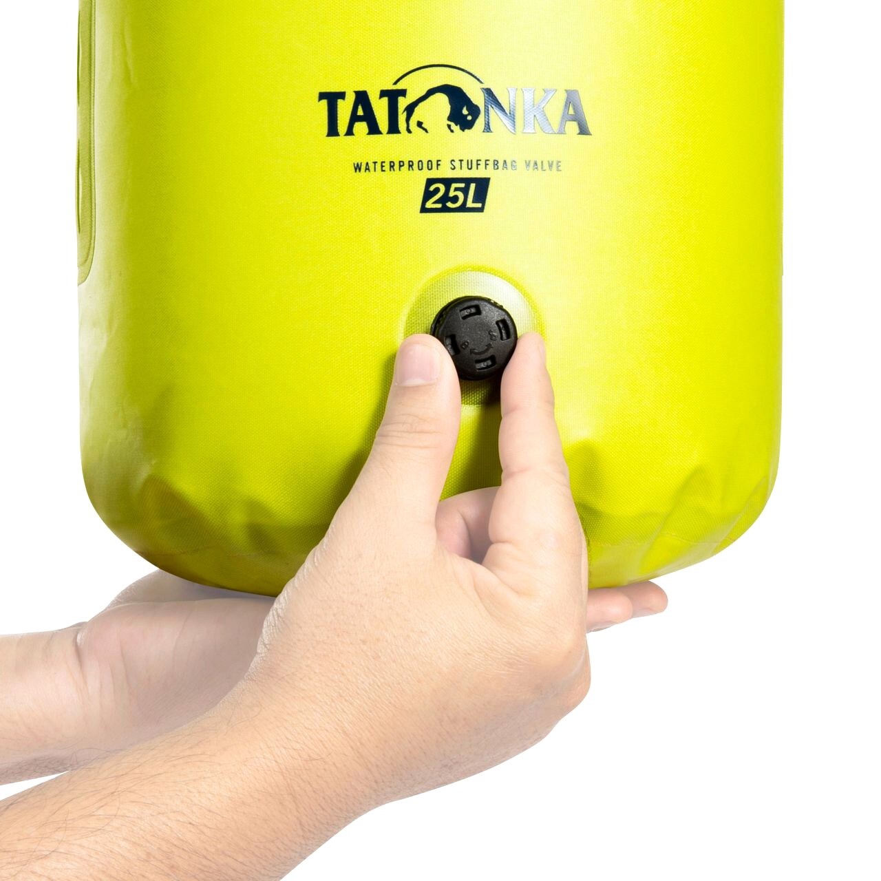 Worek wodoodporny Tatonka WP Stuffbag Valve 25 l - Lime