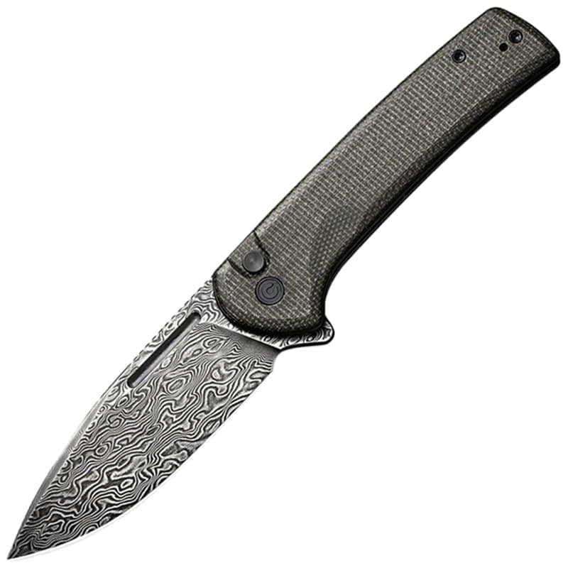 Nóż składany Civivi Conspirator Damascus - Dark Green