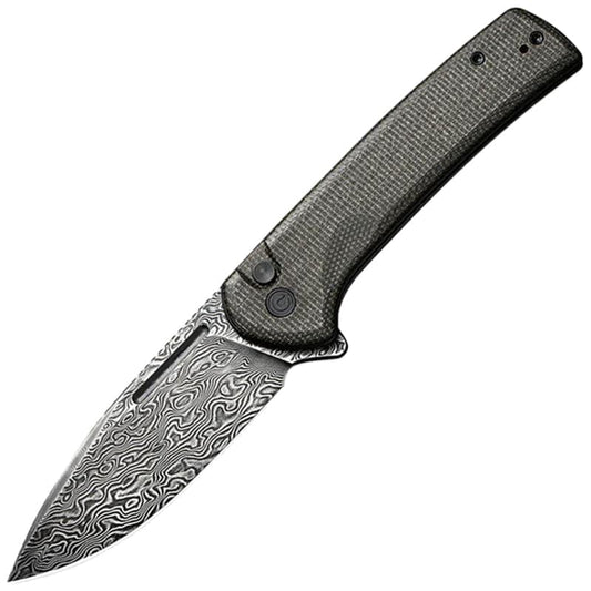 Nóż składany Civivi Conspirator Damascus - Dark Green