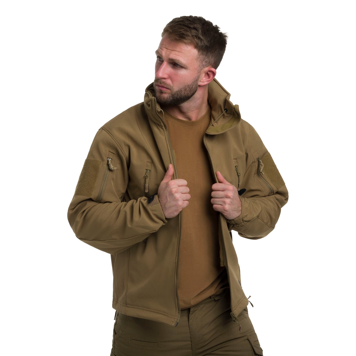 Kurtka MFH Scorpion Softshell - Coyote