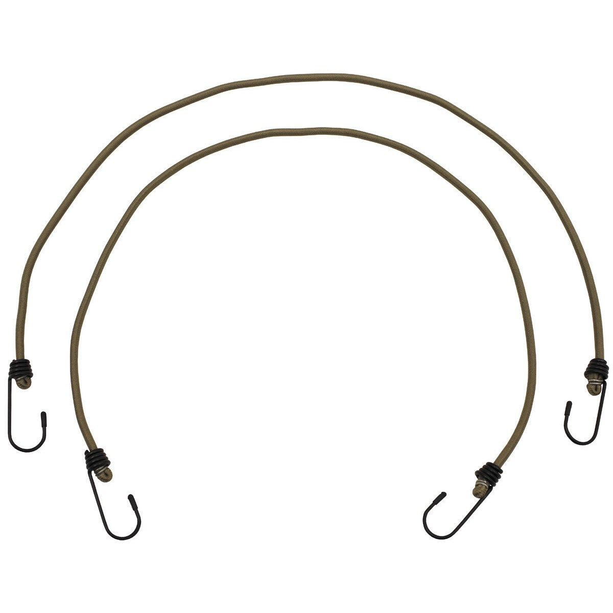 Linka bungee MFH 6 mm x 75 cm 2 szt. - Coyote