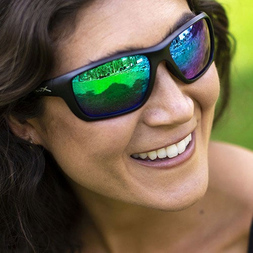 Okulary taktyczne Wiley X WX Aspect Captivate - Polarized Green Mirror/Matte Black